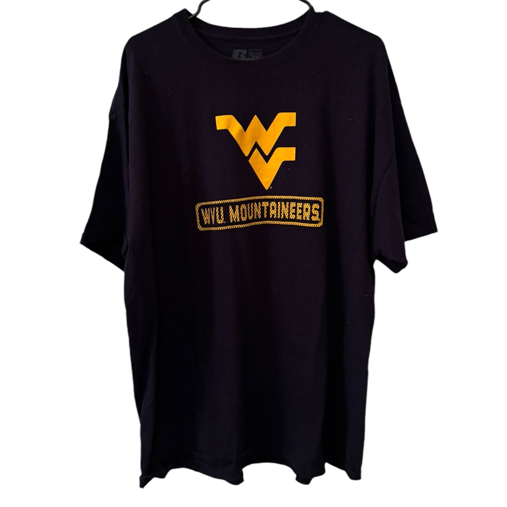 Wvu Mountaineers Size 2xl 50-52 T Shirt Euc